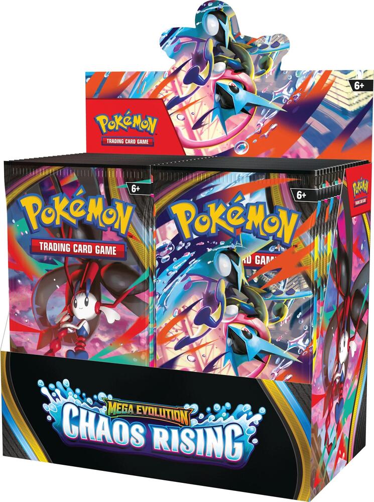 booster box opening Pokemon - Mega Evolution - Chaos Rising Certification ID:64998929 Features_Expansion Pack danger blossoms in the 200 BCW Card Sleeves