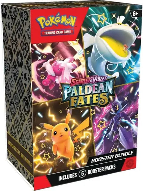 Paldean fates 6pack Bundle- Chris Py tcg live *read discription*