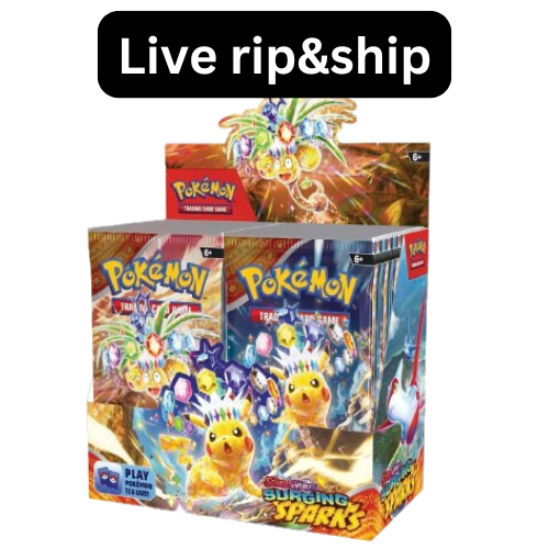 *read discription*Surging sparks booster box- Chris py tcg