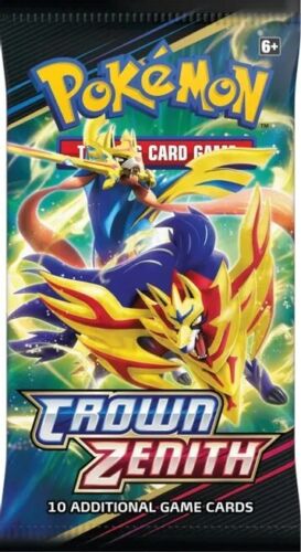Crown Zenith booster pack- Chris Py TCG live *read discription*