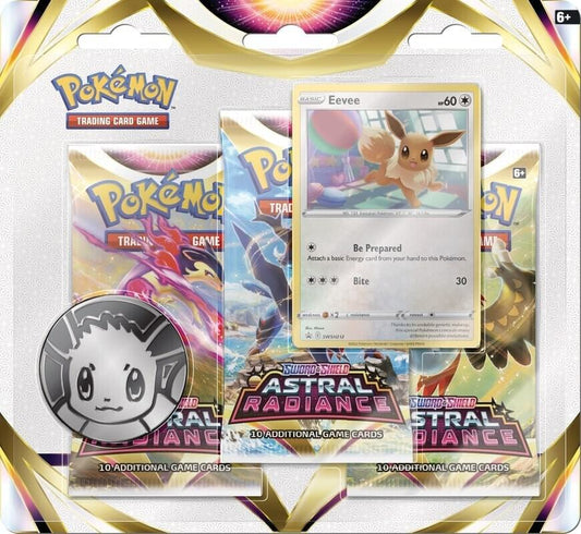 astral radiance 3 Pack Blister---  Chrispytcg live *read discription*