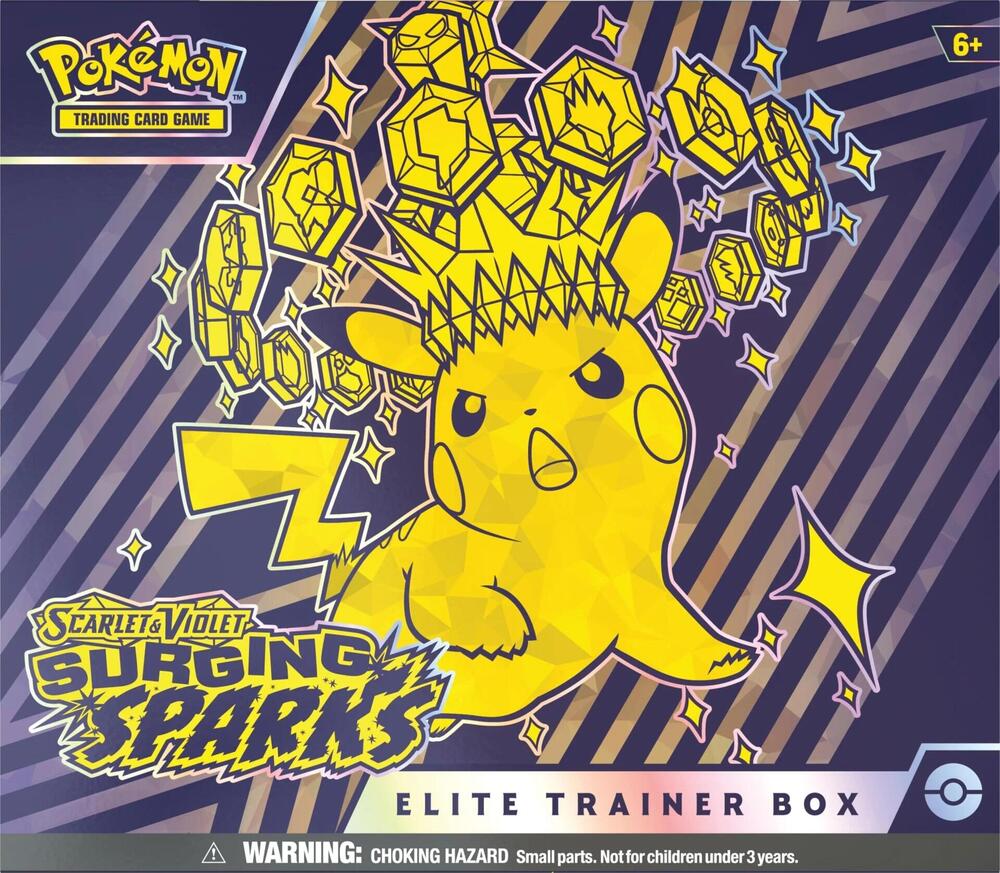 Surging sparks Elite trainer box- Chris py tcg