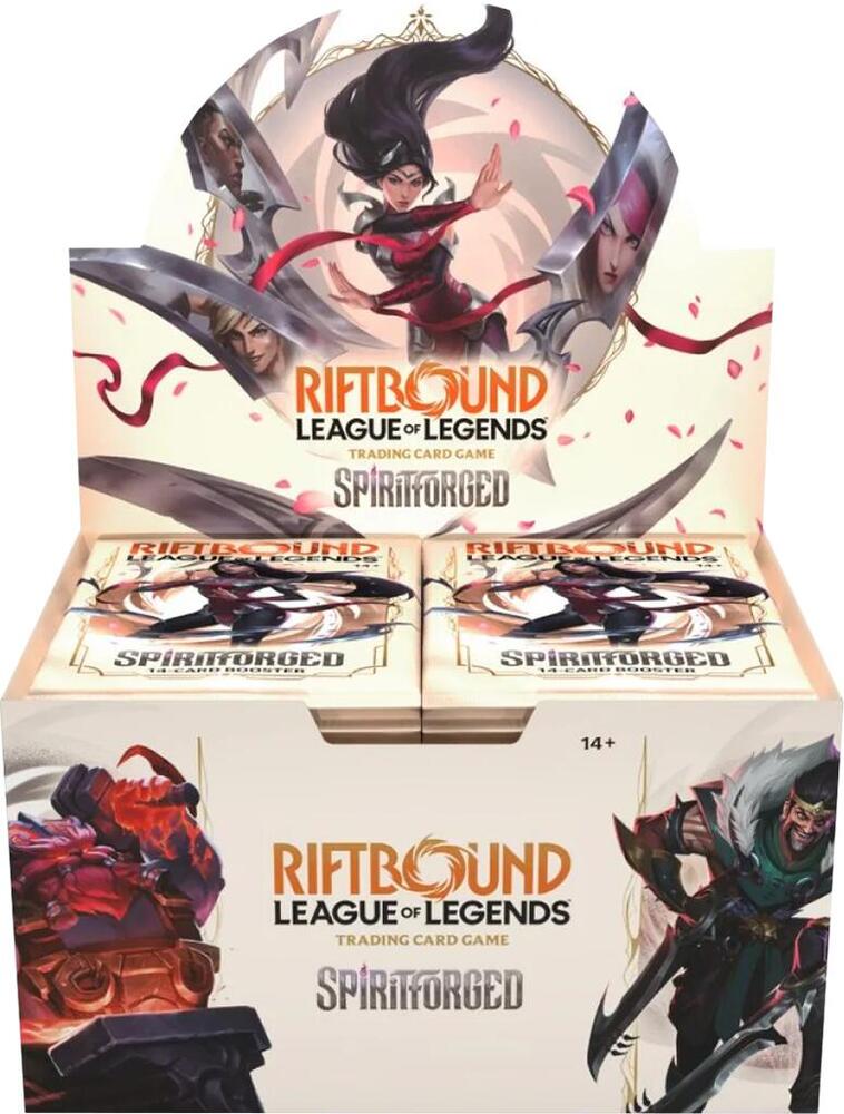 *READ DESCRIPTION* (limit 1)RIFTBOUND spiritforged BOOSTER BOX live OPENING