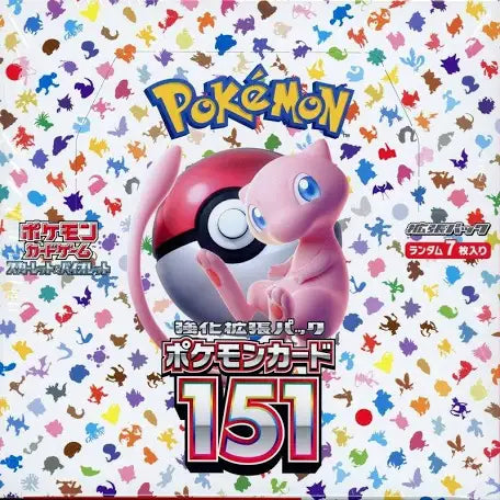 Japanese Pokémon 151 Booster box
