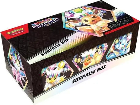 prismatic evolutions surprise box Chris py tcg live opening