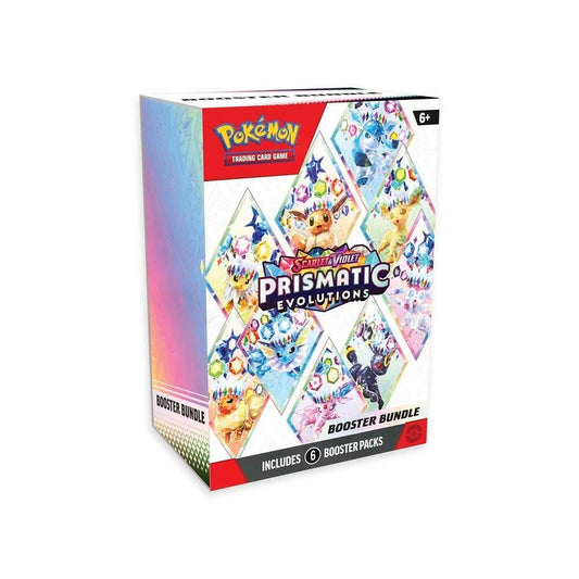 prismatic evolutions booster bundle *read description * -- chris py tcg live opening *read discription*