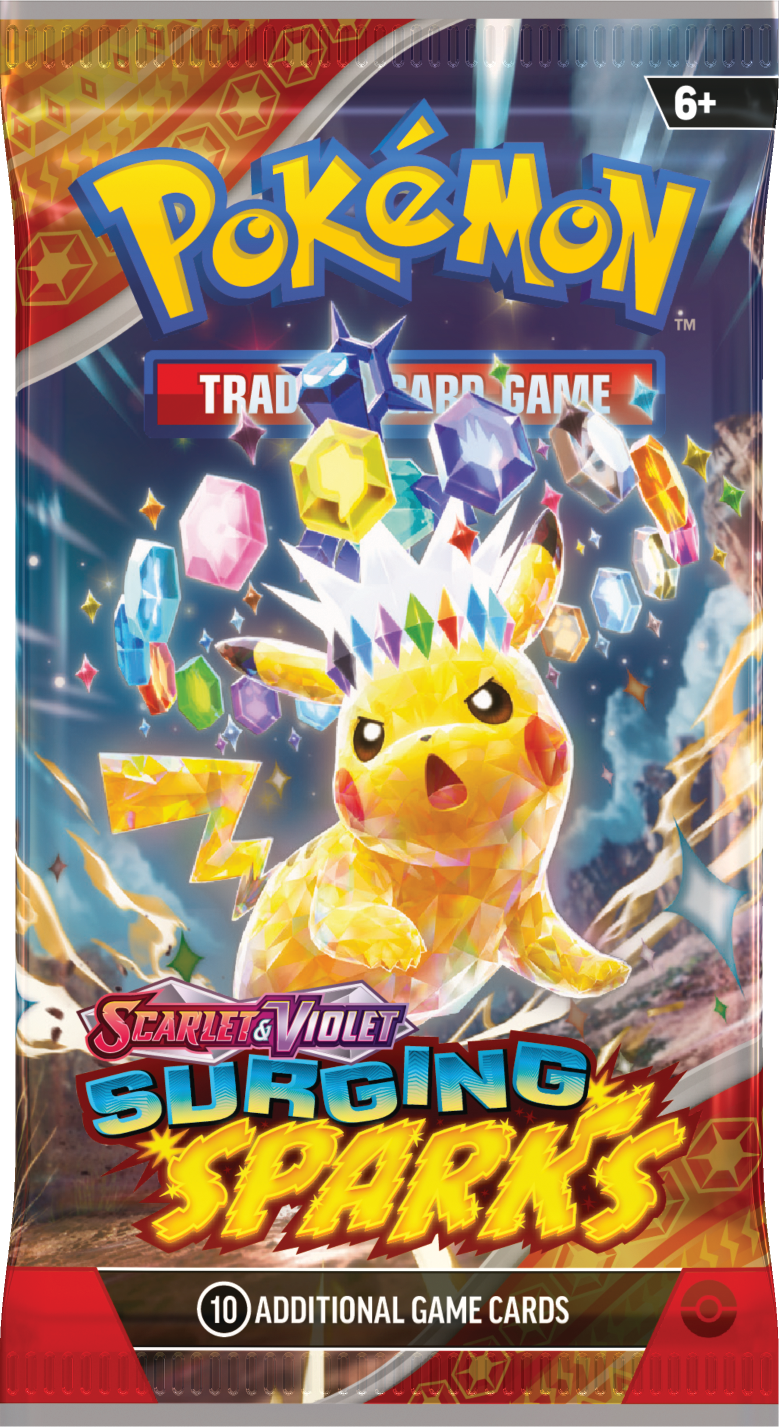Surging sparks booster pack - Chris py tcg LIVE *read discription*