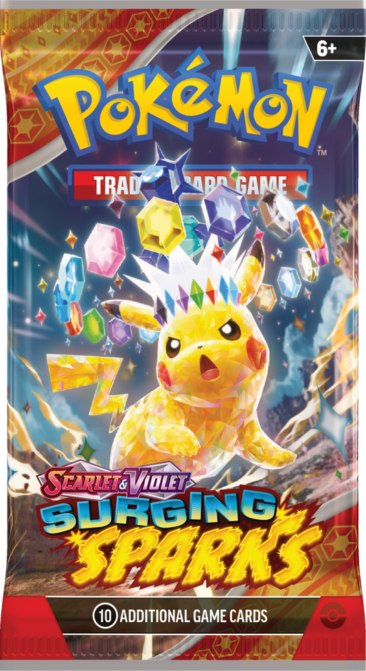Surging sparks booster pack - Chris py tcg LIVE *read discription*